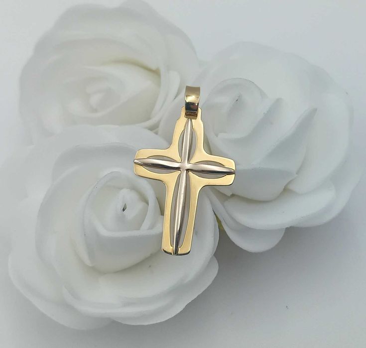 Złota Zawieszka Krzyż Krzyżyk próba 585 NOWA/ Fajne Okazje Radomsko