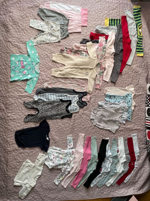 Paka / Zestaw ubranek dla dziewczynki / unisex rozm. 62