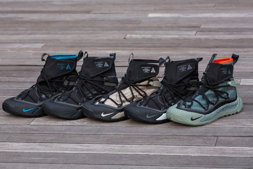 Кросівки Nike ACG Terra Antarktik Gore-Tex White/Orange premium