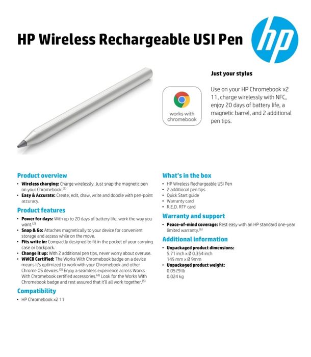 Caneca HP sem fios recarregável