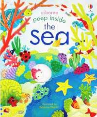 NOWA	Usborne Peep Inside The Sea książka kartonowa z okienkami