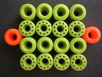 18 rodas para patins ou skateboard