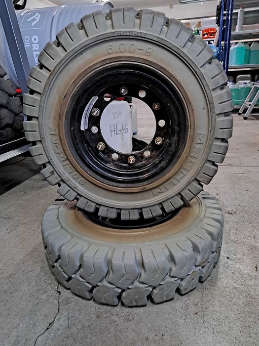 Koła do wózka widłowego, opony pełne Solideal Magnum NB 6.00-9 - nowe