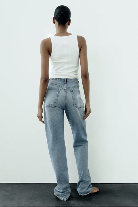 Джинсы Zara 34 синие