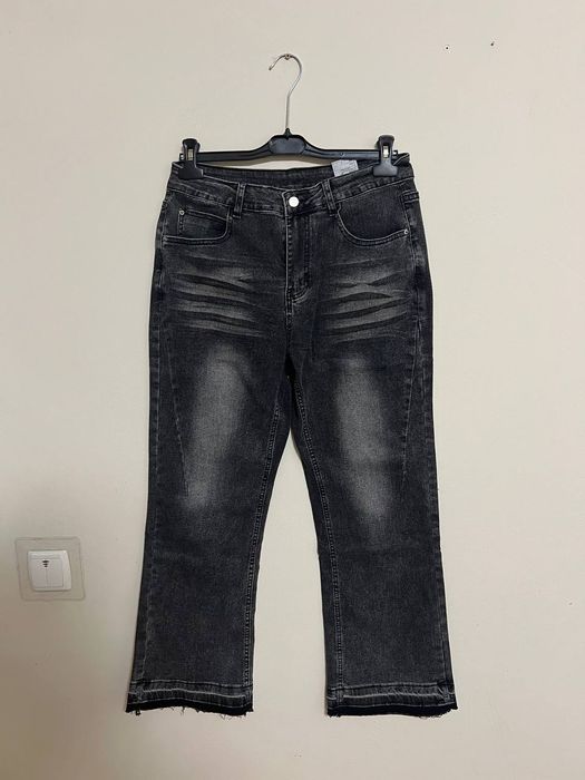 Чорні flared jeans