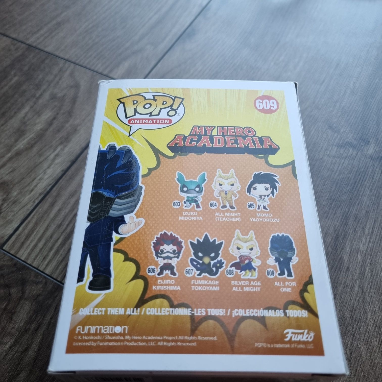 Funko pop all for one 609 my hero academia