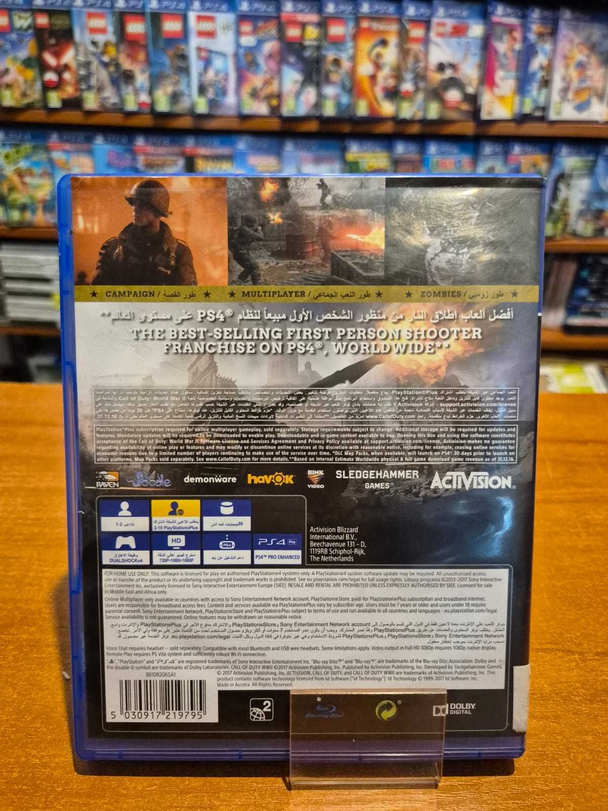 Gra Call Of Duty WW2  PS4 / COD WWII / Poznań / Sklep / Wymiana