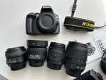 Камера Nikon D3300в ідеальному стані з обєктивами