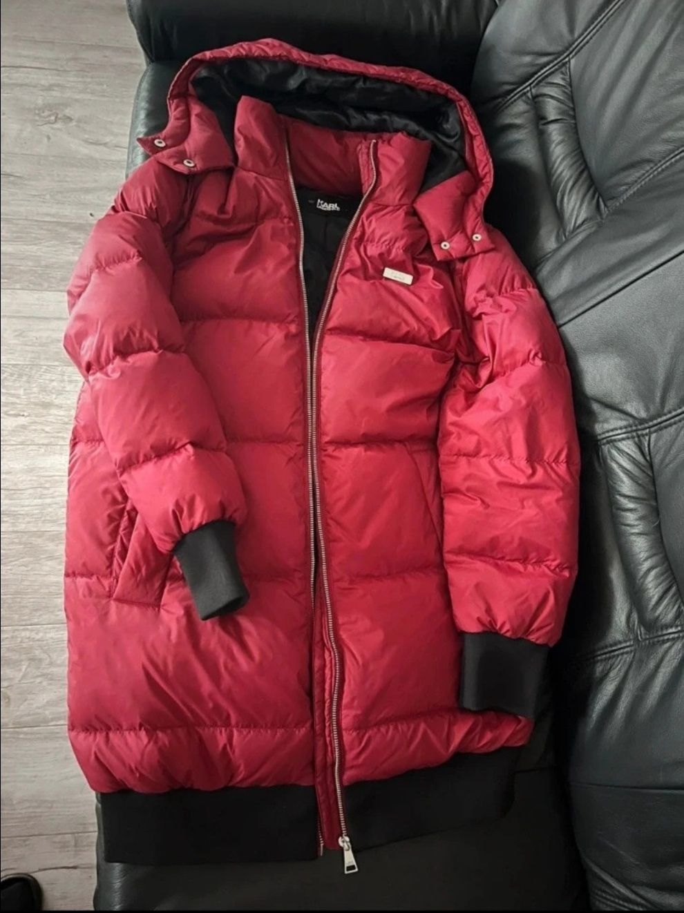 Kurtka, parka puchowa Karl Lagerfeld