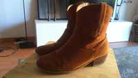 Botins camel (estilo cowboy)