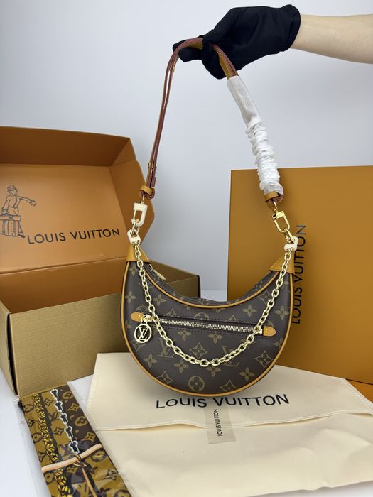 Сумка Louis Vuitton Loop Brown шкіра | коричнева