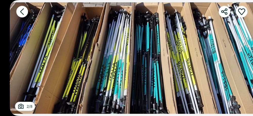 Kije narciarskie nowe okazja pakiet nowe