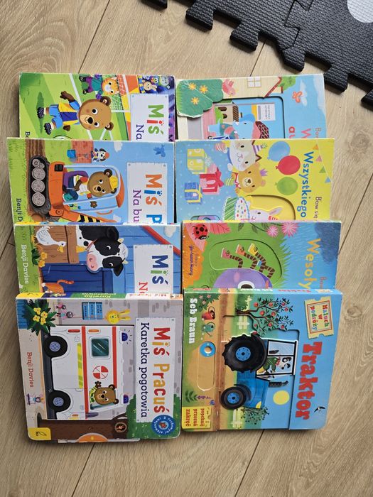 Książeczki z ruchomymi elementami Mis pracuś