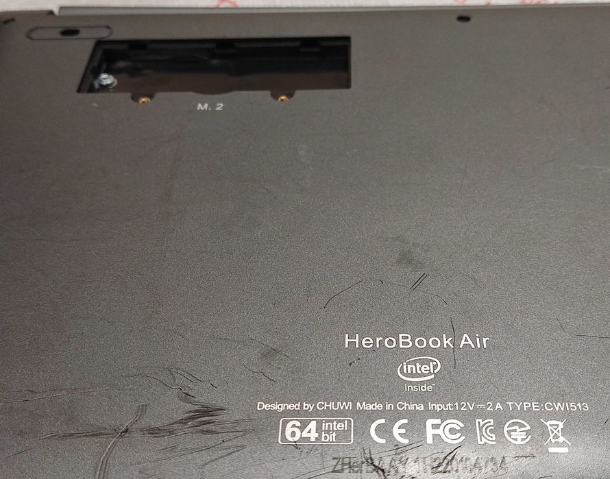 Корпус Ноутбука – CHUWI HeroBook Air 2023 (CWI513) 11.6" Всі частини!