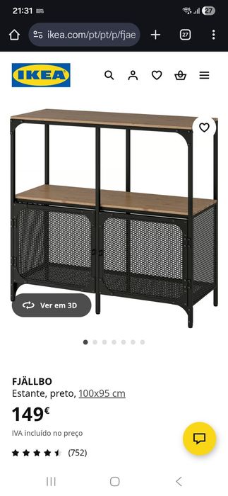 FJALLBO ikea como novo