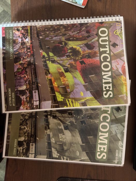 комплект книг Outcomes upper intermediate student’s book and workbook
