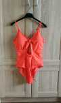 Strój kąpielowy bikini push up jednoczęściowy neonowy M/L Primark
