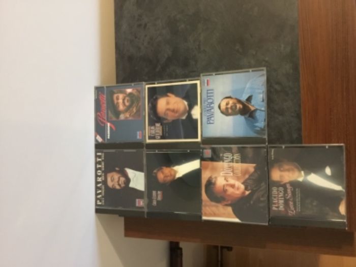CD’s vários tenores. Pouco uso. Originais.