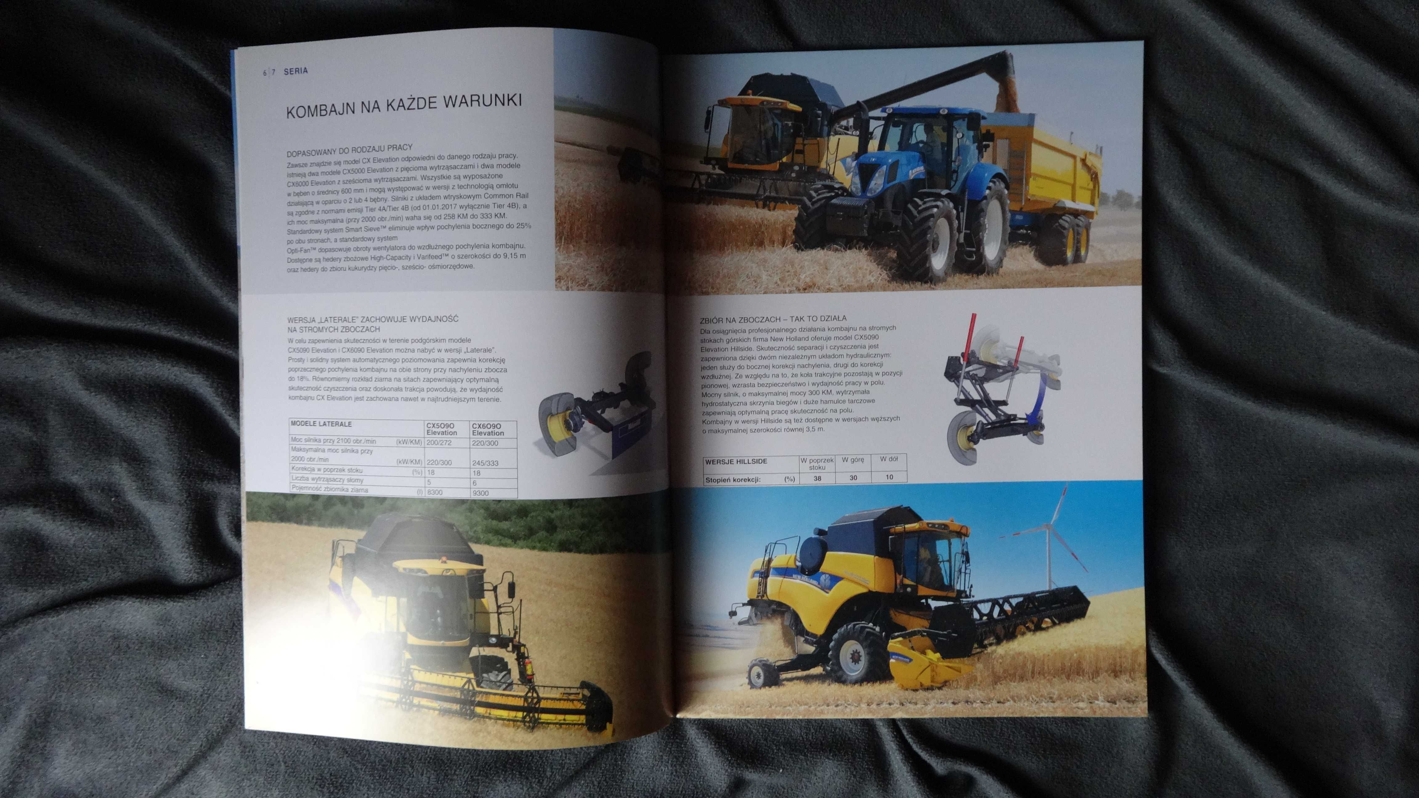 Prospekt New Holland CX PL