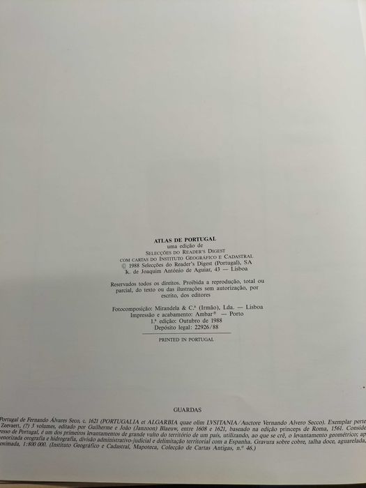 Atlas de Portugal (CXL1)