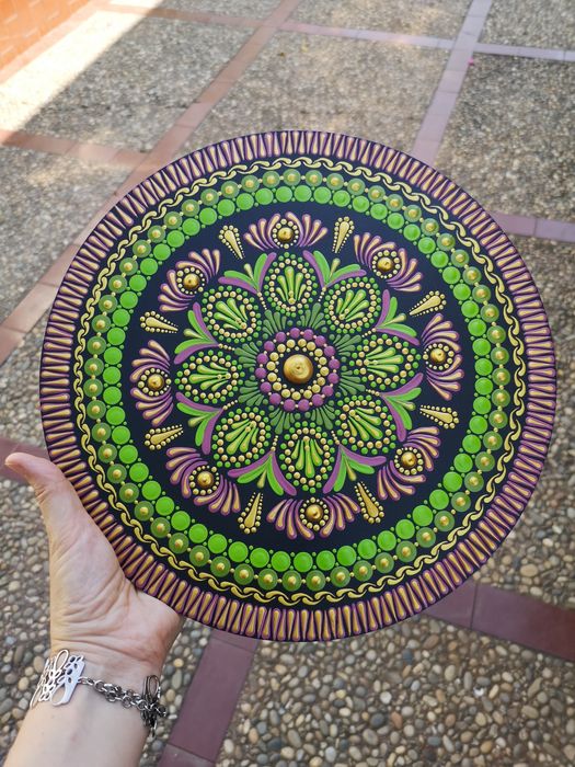 Disponível Portes Incluídos Mandala 30 cms Amor e Prosperidade