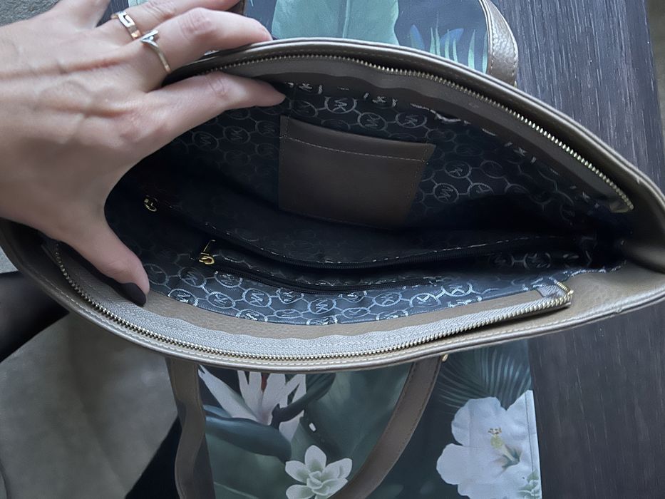 Torba shoperka kolor khaki