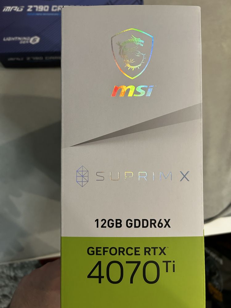 Karta Graficzna MSI Rtx 4070 ti Suprim X + Gwarancja