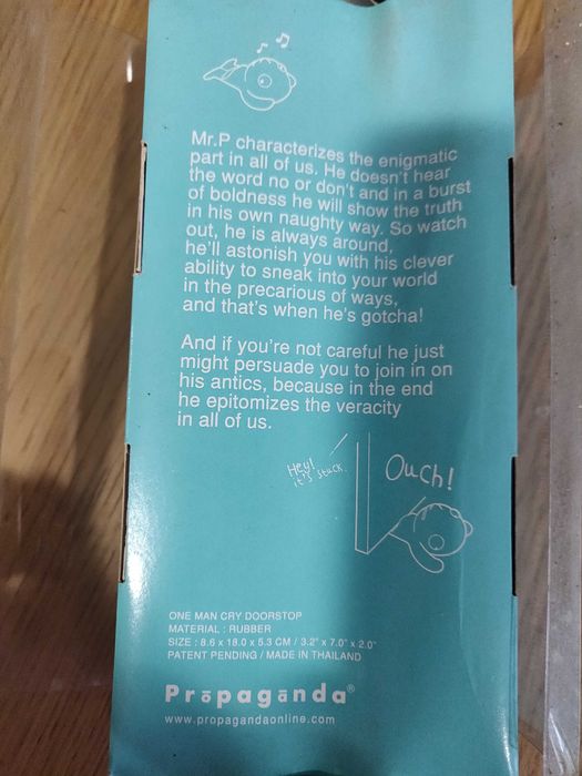 Tranca para porta "One man cry"