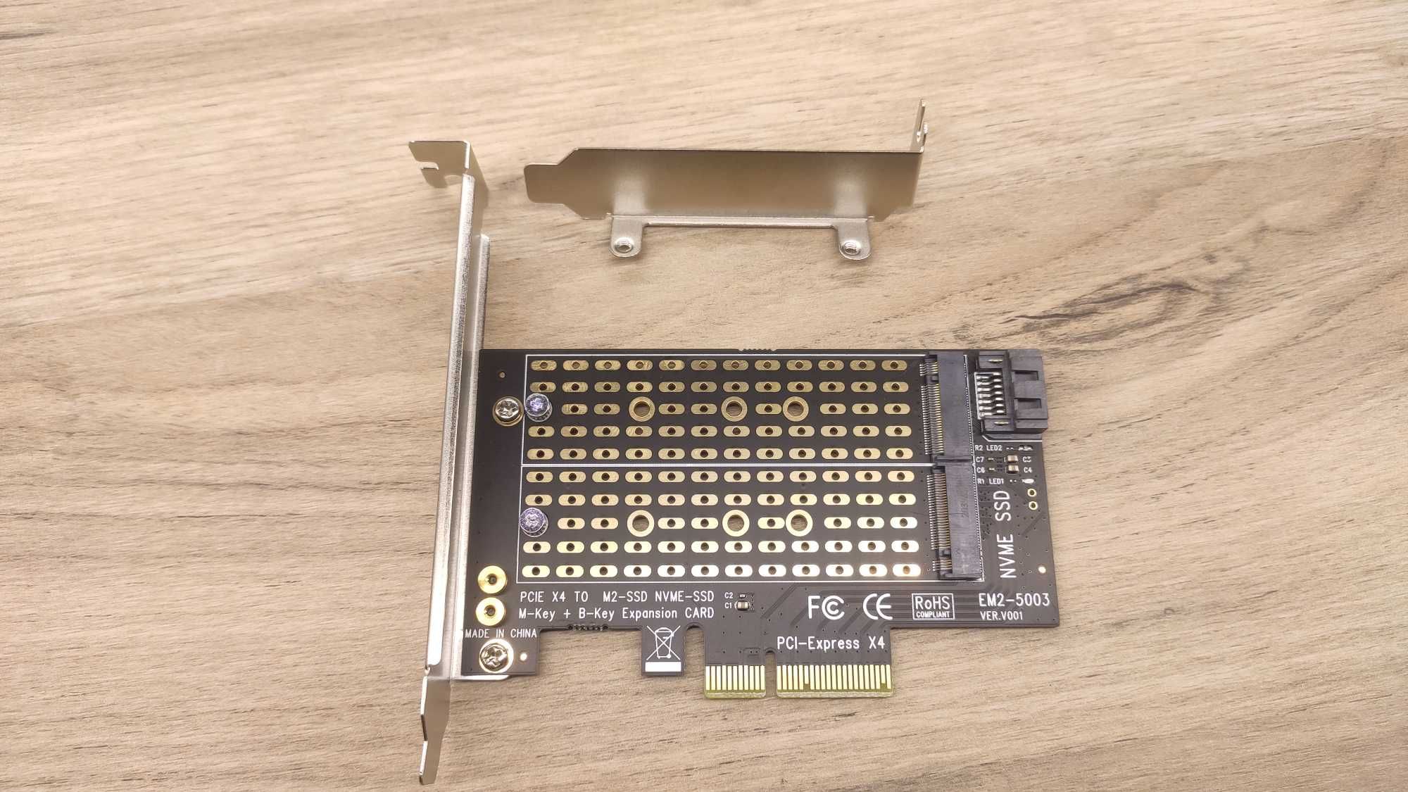 Адаптер для SSD m.2 NVME на Sata PCI Express x4