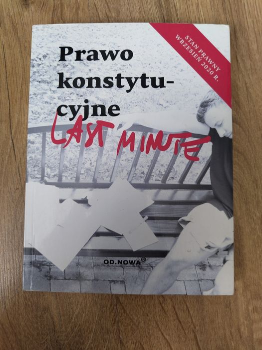 Prawo konstytucyjne – Last Minute

Sprzedam książkę „Prawo konstytucyj