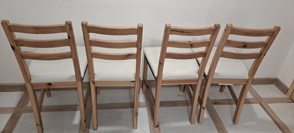 Stół Jokkmokk i 4 krzesła Lerhamn