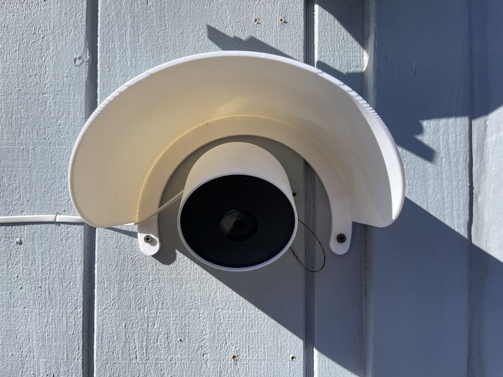 Zadaszenie kamery , daszek ochronny - hikvision, dahua, imou, reolink