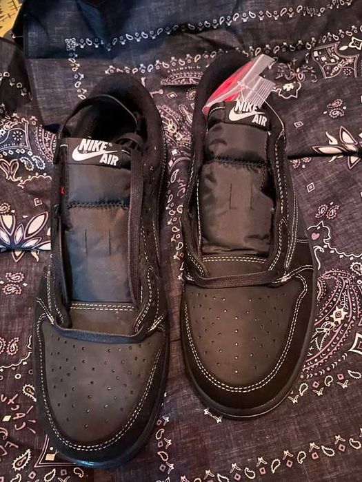 Buty TrampkJordan 1 Retro Low OG SP Travis Scott Black Phantom R.42