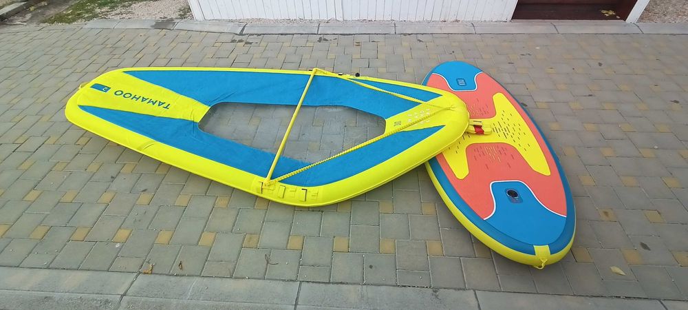 Deska sup z żaglem TAMAHOO zestaw do windsurfingu - WROCŁAW