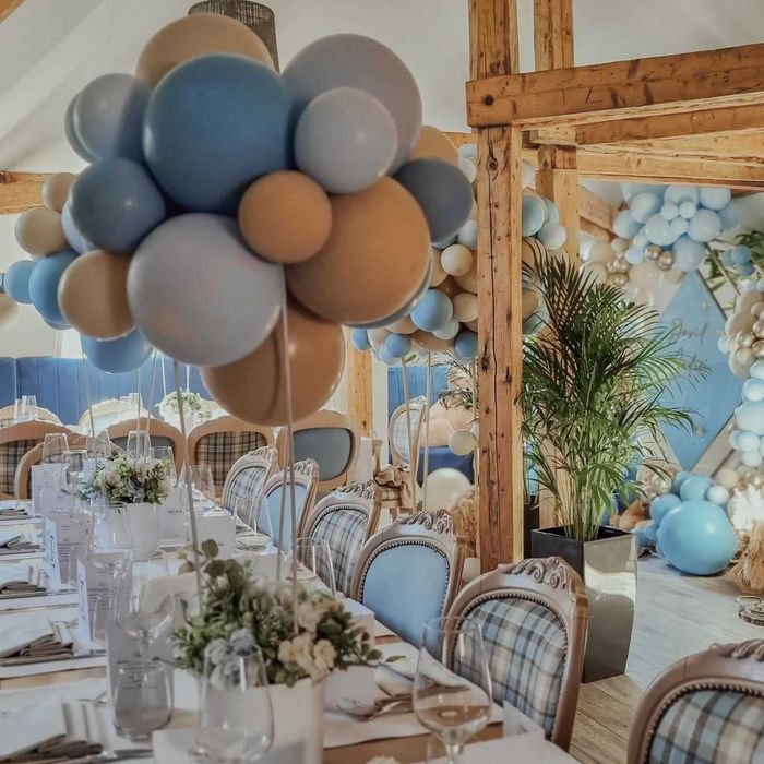 Dekoracja Balonowa/Ścianka Balonowa/Dekoracja Przyjęcia/Roczek/Chrzest