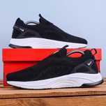 (1786) Легкі чоловічі кросівки тапочки Nike повномірні чорні (41-45)