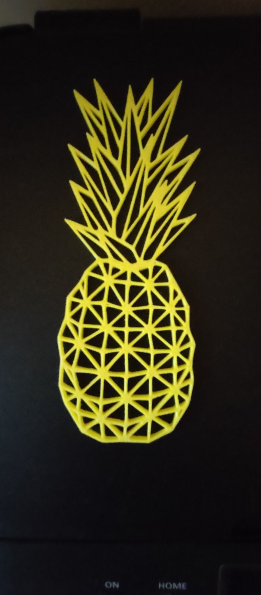 Geometryczny ananas obraz zawieszka na ścianę 3D dekoracja nowa