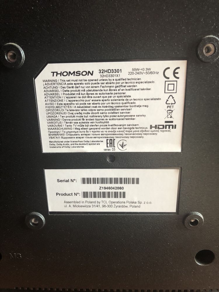 Telewizor 32 cale