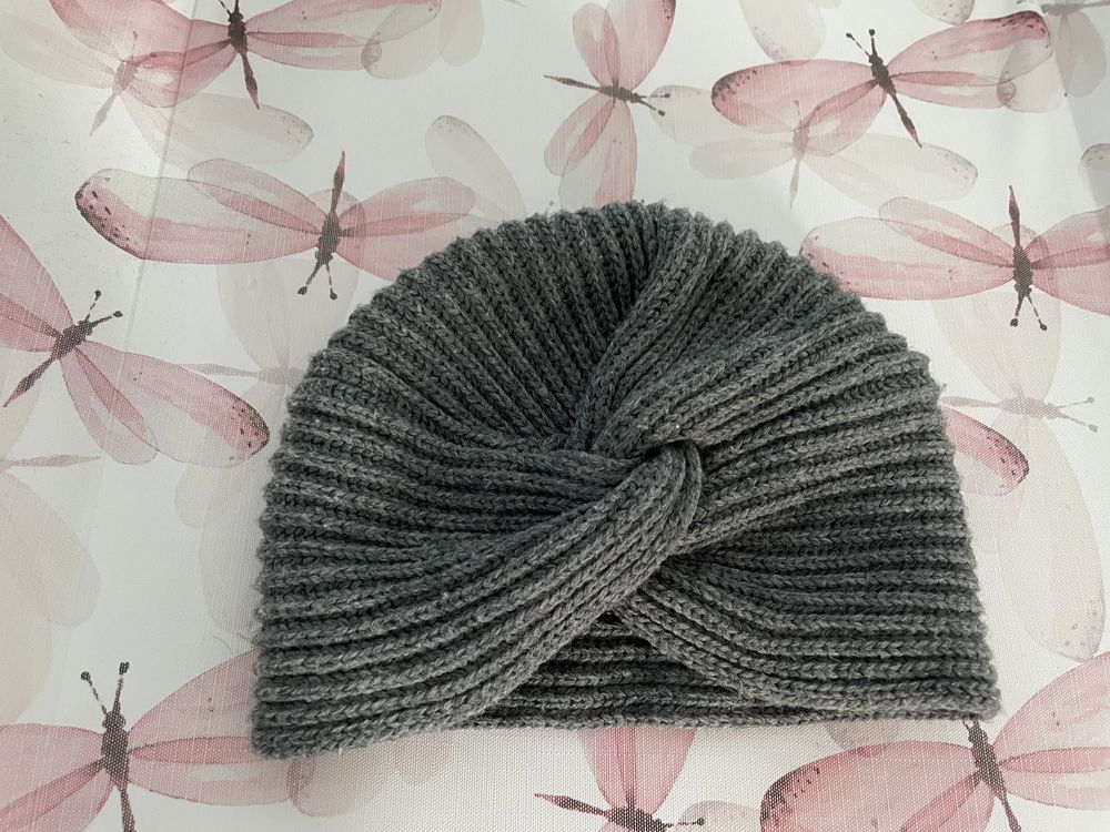 Czapka jesienno zimowa turban H&M 62/68