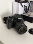 fotoaparat canon eos 700D + efs 18-55