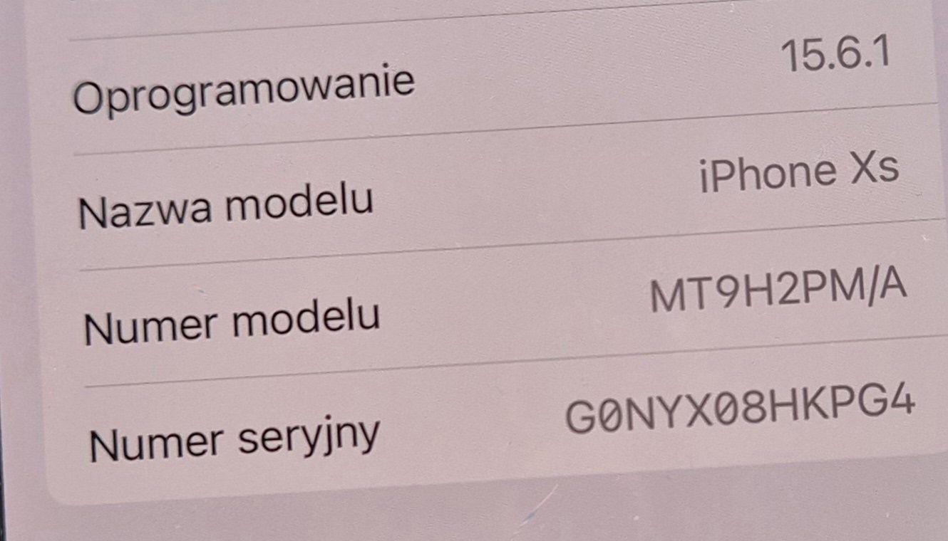 Telefon iPhone XS 256GB