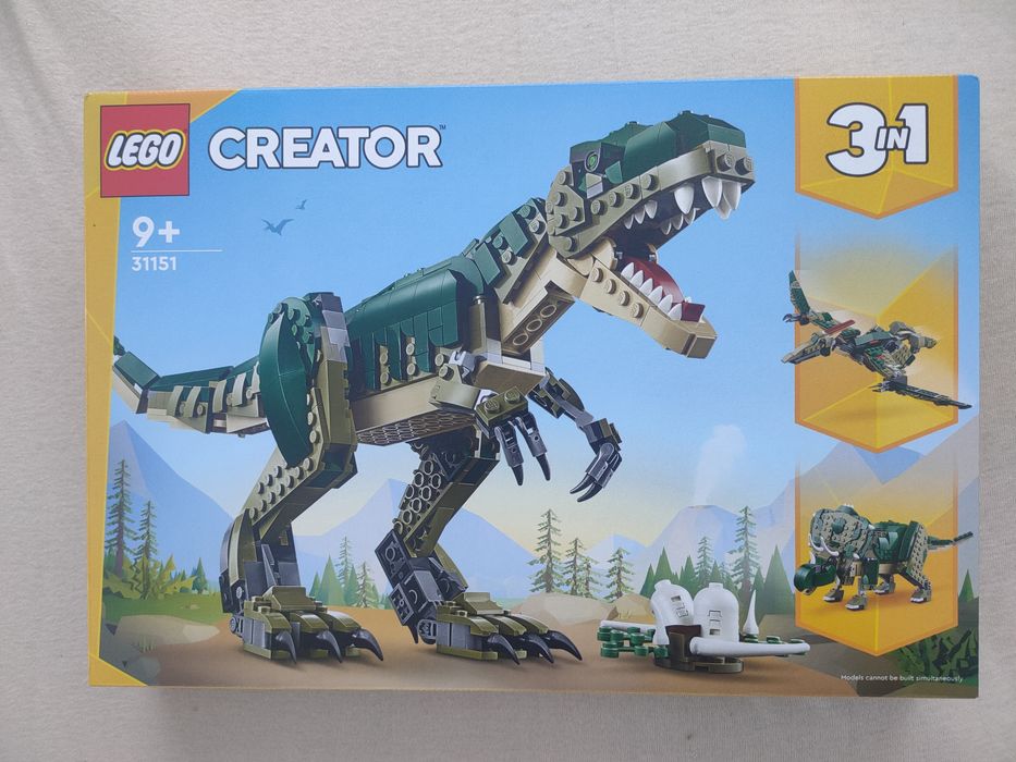 Klocki LEGO CREATOR 31151 3w1 Tyranozaur Pterodaktyl T-Rex