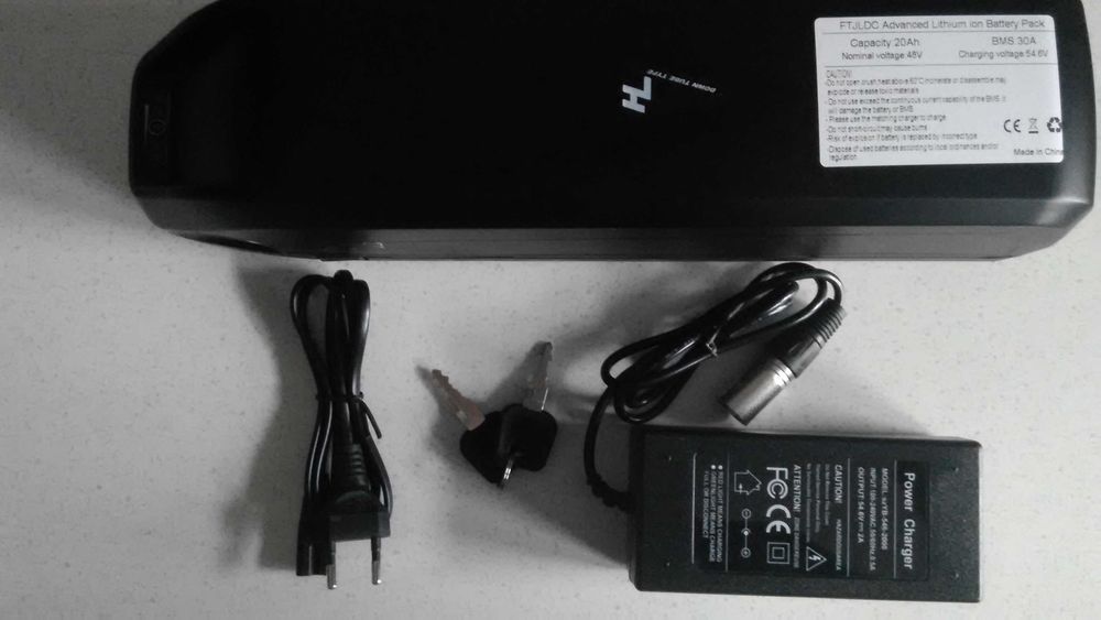 Bateria 20ah 1000wh 48V. Nowa, pokrowiec gratiss