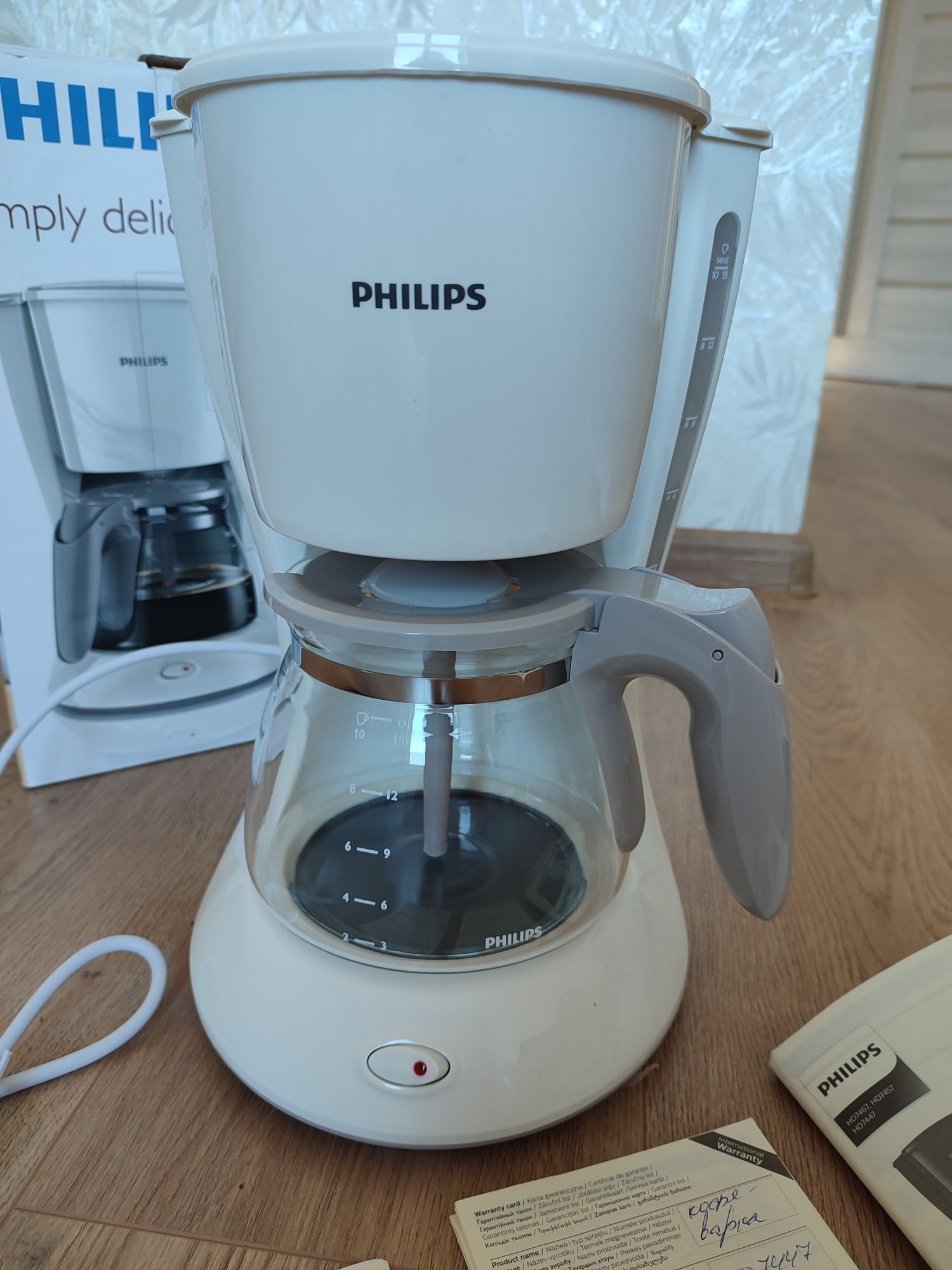 Кофеварка Philips hd 7447+ фильтры