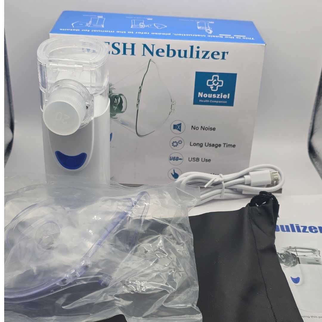Nebulizator Mesh UN100 Akumulatorowy mini siatkowy cichy ładowanie USB