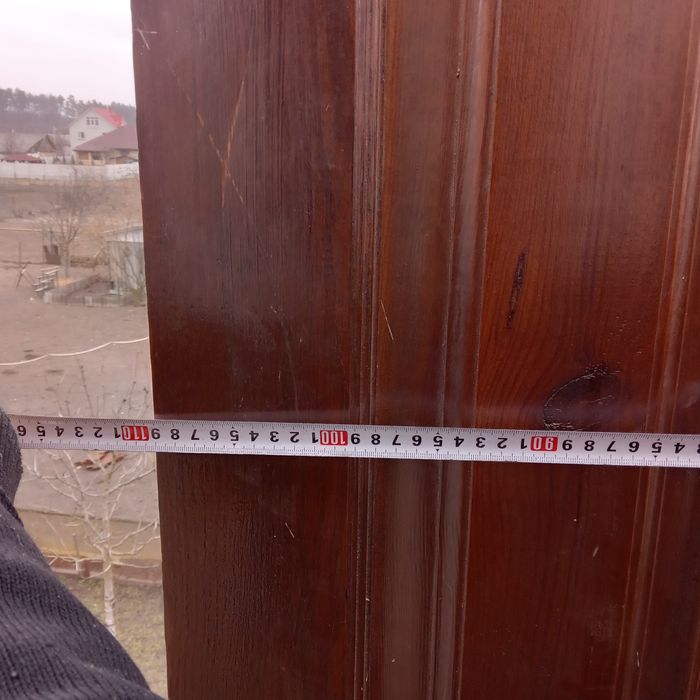 Двері міжкімнатні дерев'яні без скла