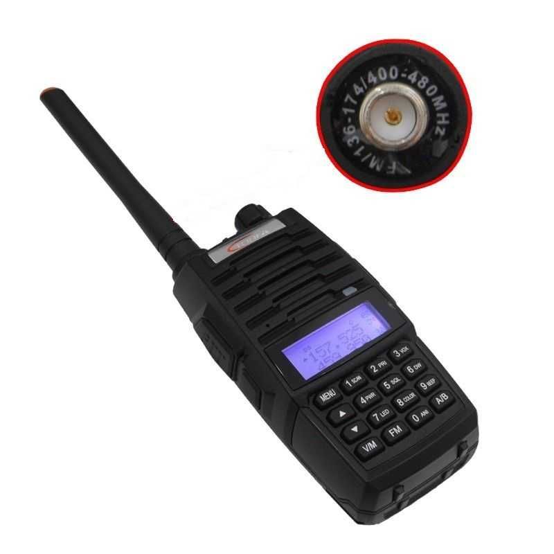 Rádio TONFA TF-Q5  UHF+VHF Dual Band e FM 65-108MHz