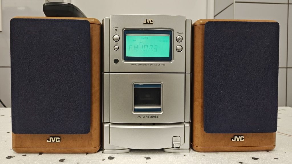 JVC UX-T150 wieża, mikro system HI-FI. Pilot. AUX.