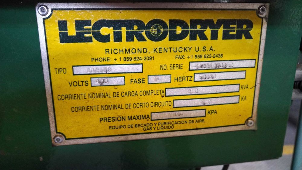 Secador / filtro de ar LECTRODRYER BAC-50