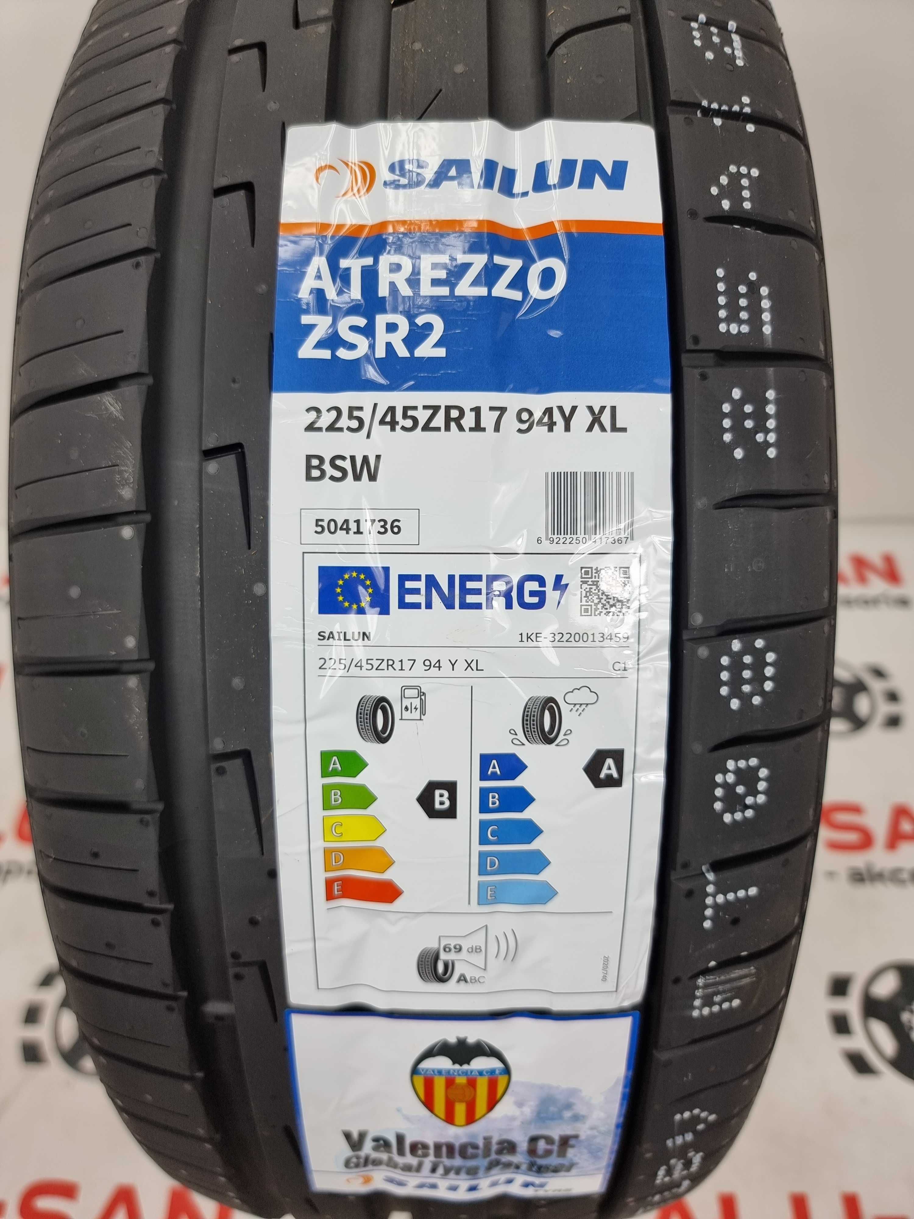 NOWE letnie OPONY 225/45R17- SAILUN Atrezzo ZSR2